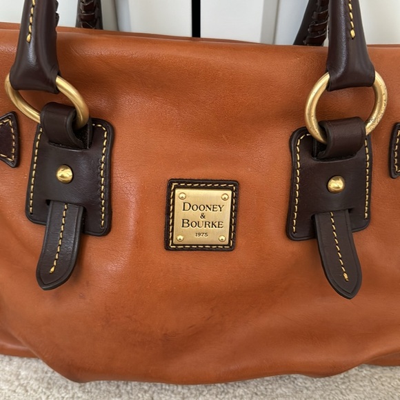 Dooney & Bourke Florentine Leather Stanwich Satchel with Dust Bag - Picture 3 of 9